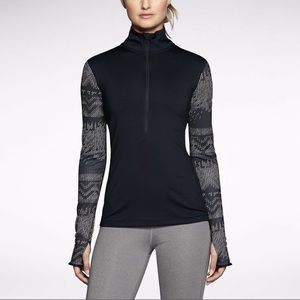 Nike Pro Hyperwarm Nordic Half Zip Dri Fit Top Pullover Athletic Jacket Medium